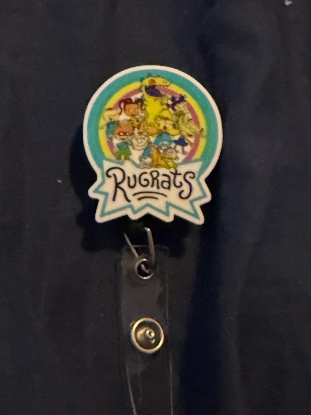 Themed Badge Reel Card Holder - Teal Accent